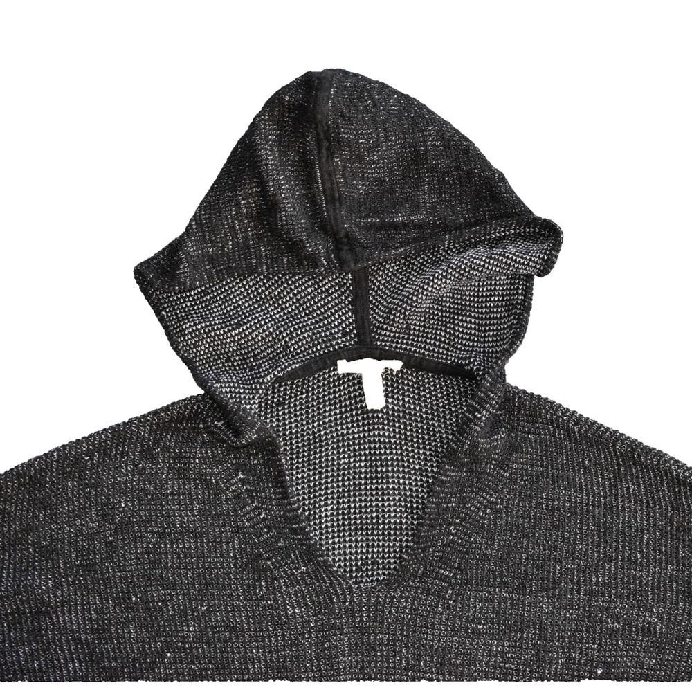 A5 Auth EILEEN FISHER Organic Linen Organic Cotton 2 Tone Box Top Sweater Size S - Picture 6 of 8
